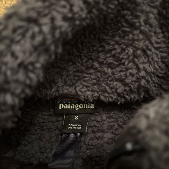 Patagonia Fleece Pullover Sweater Womens Small Blue 1/4 Zip Soft Fuzzy - Picture 5 of 9